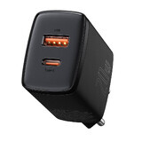 Baseus Compact fast USB / USB Type C 20W 3A Power Delivery Quick Charge 3.0 charger black (CCXJ-B01)
