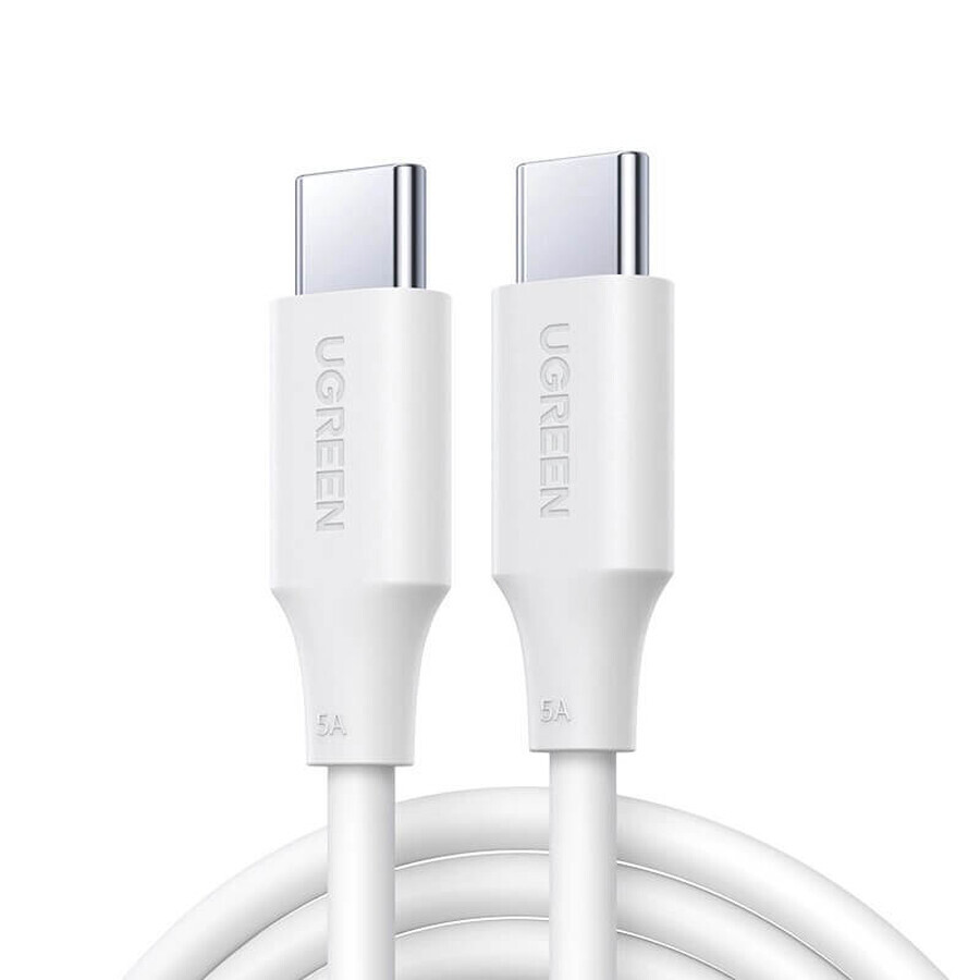 Ugreen US562 USB-C / USB-C PD 100W cable 2m - white