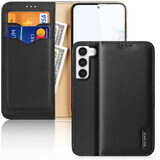 Dux Ducis Hivo custodia Samsung Galaxy S23+ flip cover portafoglio stand RFID lock nero