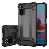 Custodia ibrida blindata Hybrid Armor cover Xiaomi Poco M4 Pro 5G nero