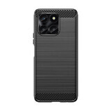 Carbon Etui voor Honor X6a - zwart