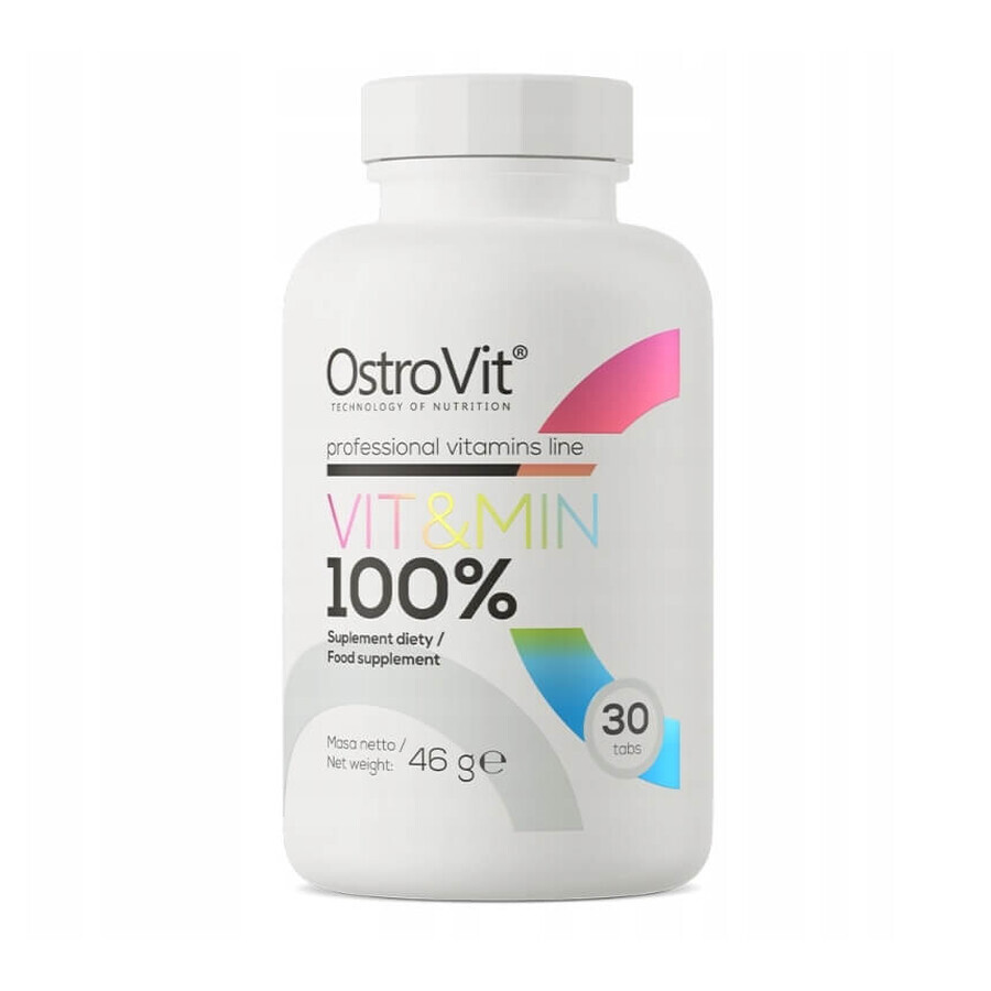 OstroVit Vit amp; Min 100%, 30 tabletten