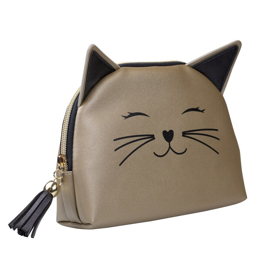 KillyS Kätzchen Beige Kosmetiktasche