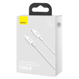 Baseus Superior Series USB-C / Lightning PD 20W cable 2 m - white