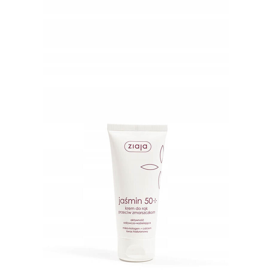 Ziaja, Jasmine, Cremă de mâini antirid 50+, 50ml