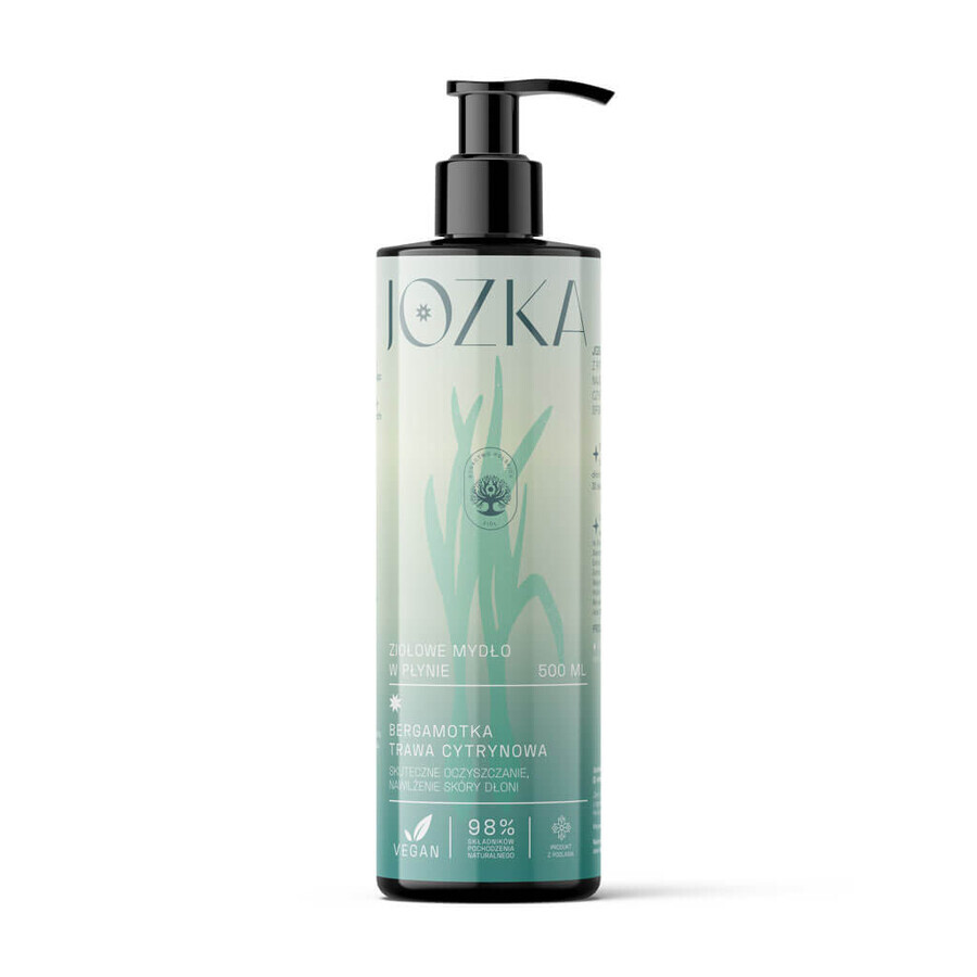 Jozka Herbal Liquid Soap bergamot lemongrass, 500ml