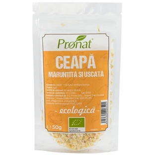 Zwiebel, gehackt und getrocknet Eco, 50 gr, Pronat