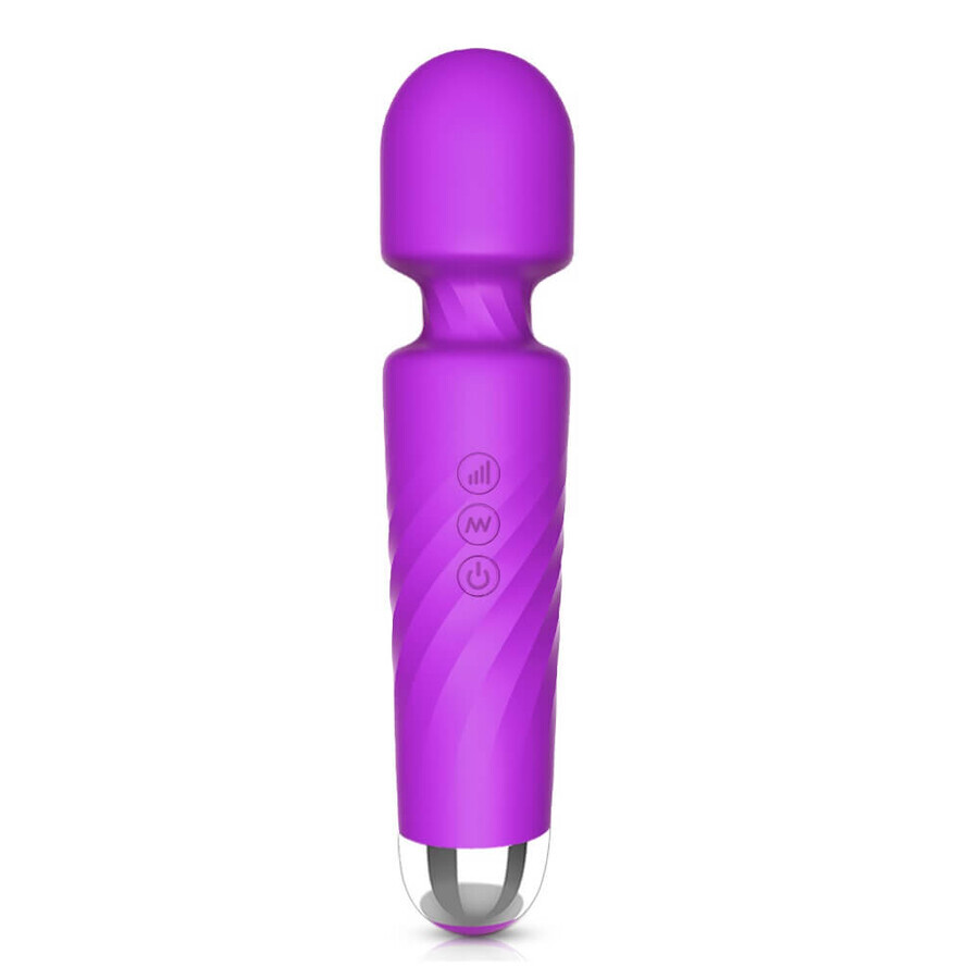 Hero wand massager with 7 vibration modes and 4 speeds Purple