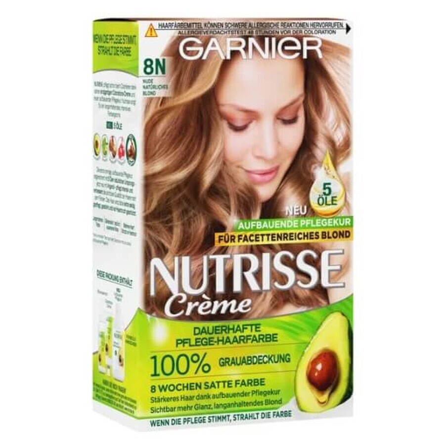 Comprar Garnier Nutrisse, 8N Nude Natürliches Blond, Tinte de pelo Garnier Nutrisse, 8N Nude Natürliches Blond, Tinte de pelo