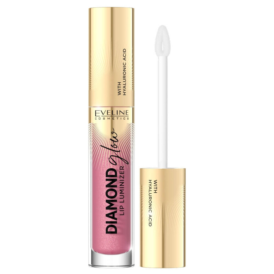Comprar Eveline Cosmetics Diamond Glow Lip Luminizer con ácido hialurónico 05 Toffee, 4,5 ml Eveline Cosmetics Diamond Glow Lip Luminizer con ácido hialurónico 05 Toffee, 4,5 ml