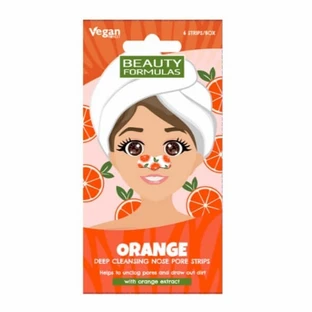 Beauty Formulas Nasal Strips Deep Cleansing Orange, 6 pieces