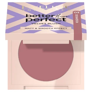 Eveline Cosmetics Better Than Perfect Velvet Blush Pressed Blush 03 Rozenhout, 2,3 g
