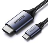 USB C - HDMI 2.1 8K 60Hz 1,5m kabel Ugreen CM565 - grijs