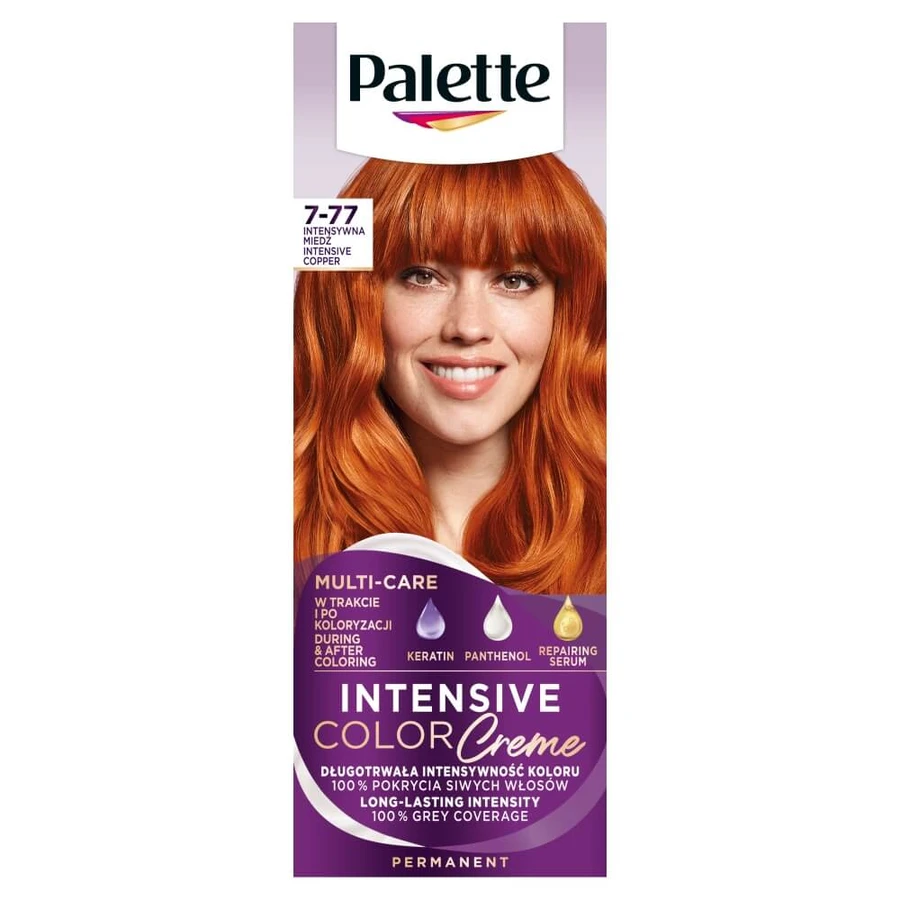 Palette Intensive Color Creme Hair Colour 7-77 Intensive Copper