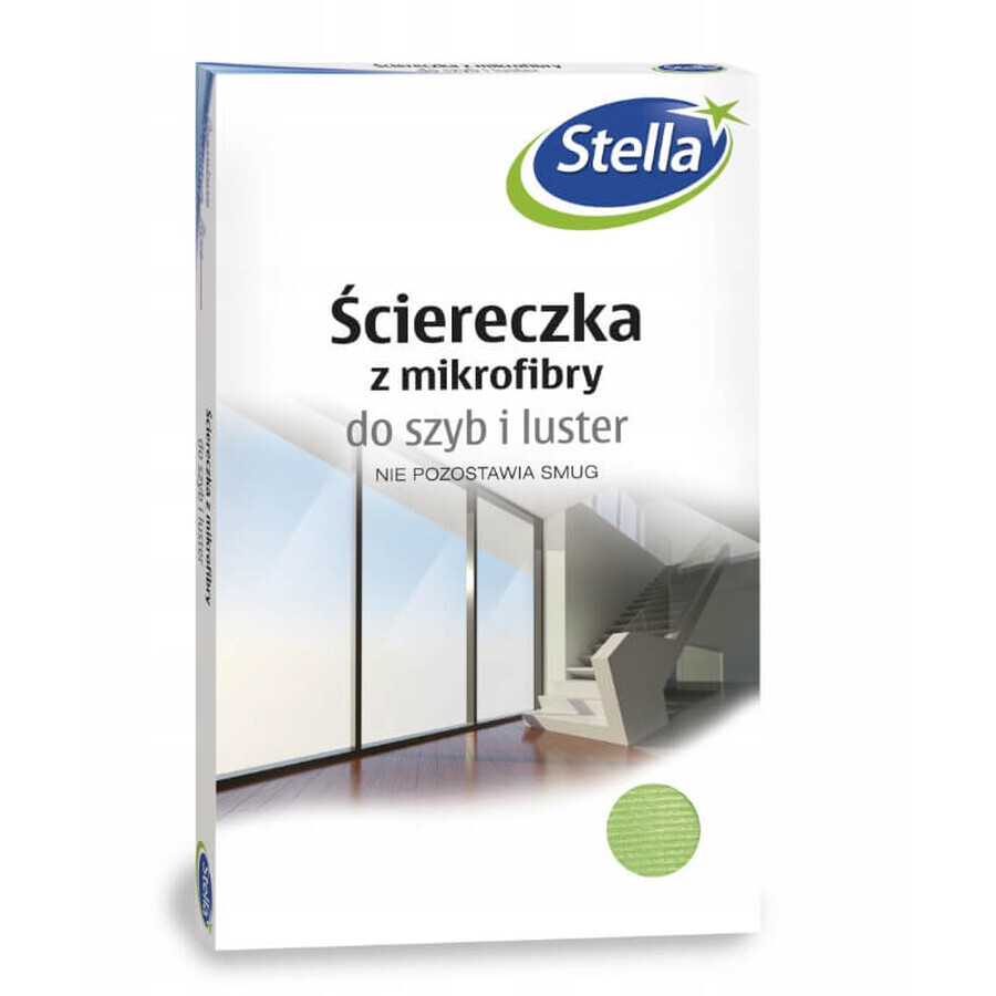 Stella Pânză microfibră pentru sticlă și oglinzi, 1 buc