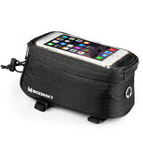 Wozinsky vélo cadre téléphone sac jusqu'à 6,5 pouces 1,5L noir (WBB2BK)
