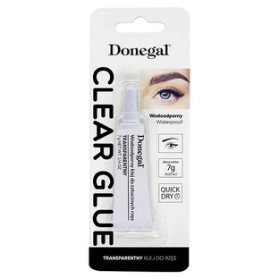 Donegal Clear Glue Waterproof Eyelash Glue Transparent, 7 g