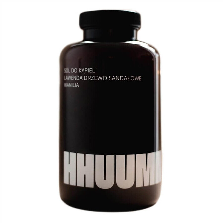 Sare de baie Hhuumm levănțică lemn de santal și vanilie, 450 g