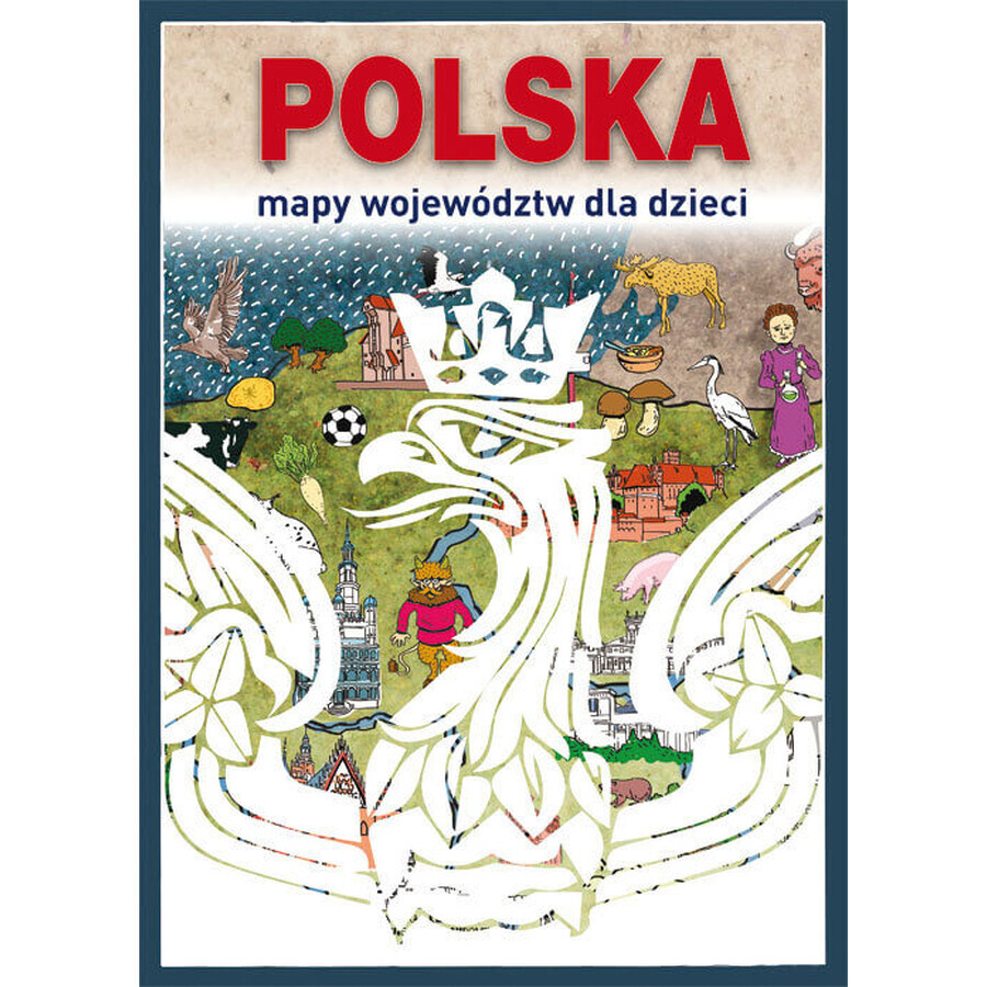 Polen Landkarten der Provinzen für Kinder