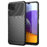 Thunder Case flexibele gepantserde hoes Samsung Galaxy A22 5G zwart