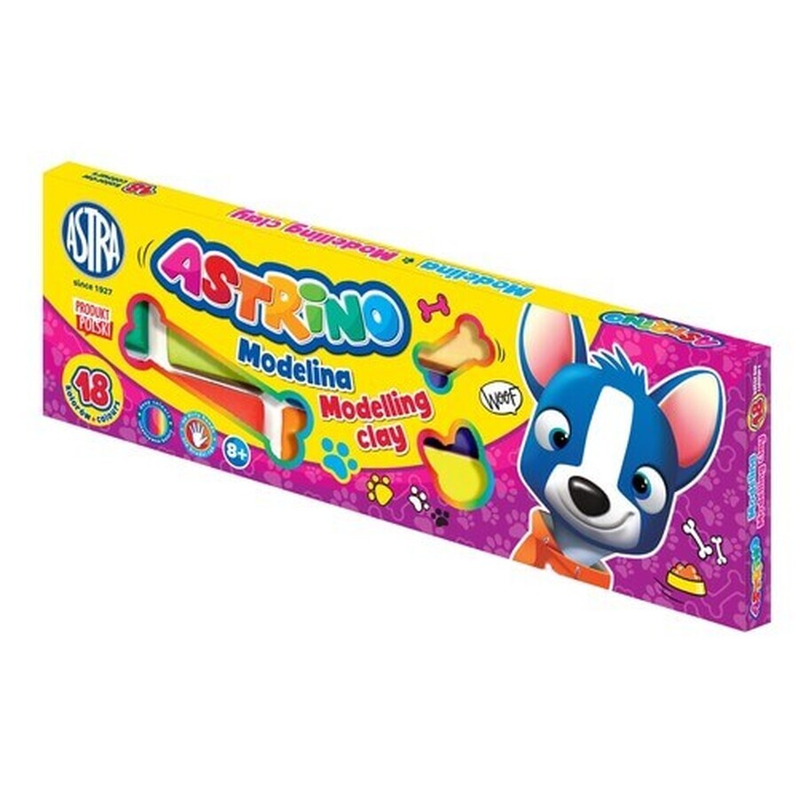 Boutique Pâte à modeler Astrino 18 couleurs Pâte à modeler Astrino 18 couleurs