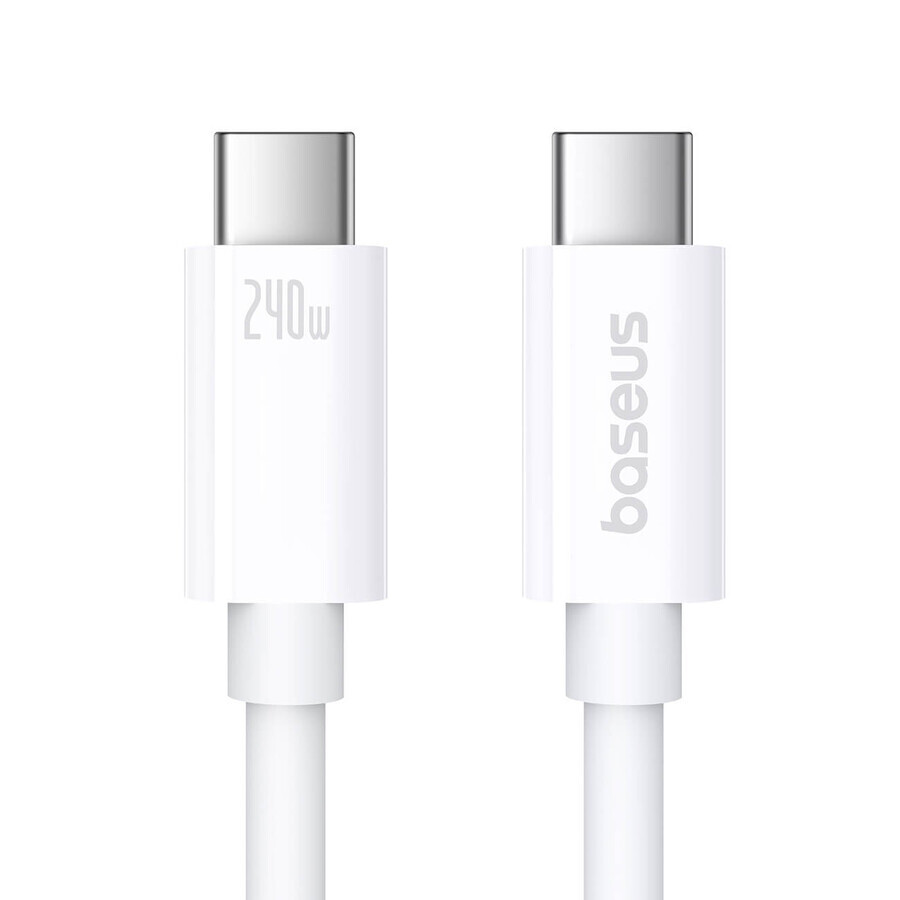 Cable Baseus Superior 2 CB000066 USB-C / USB-C USB4 240W 1,8m - blanco