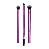 Real Techniques Eye Shade + Blend Brush Trio Oogmake-up kwastenset, 3 stuks