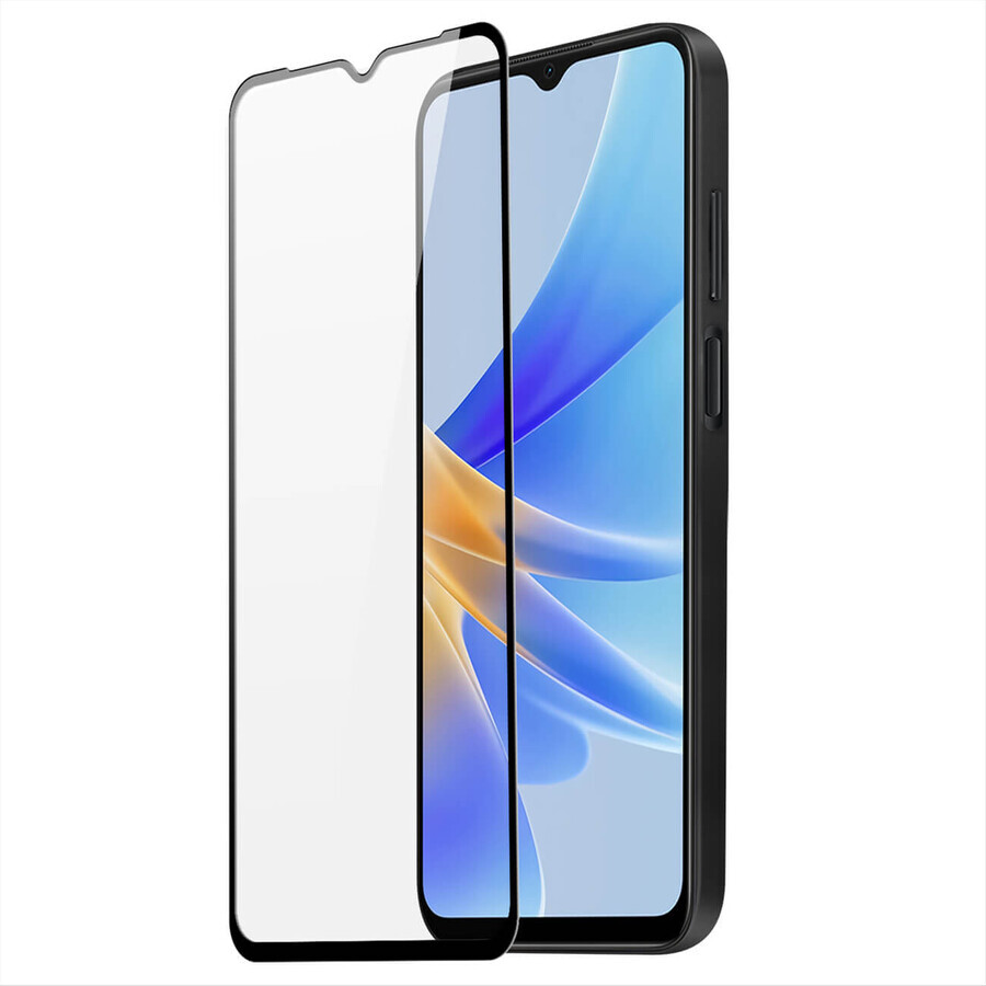 Dux Ducis 9D verre trempé Oppo A17 9H verre trempé avec cadre noir