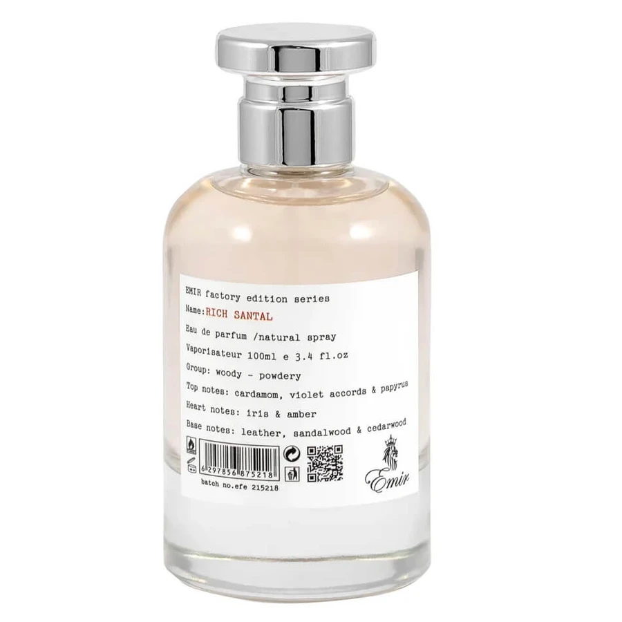 Emir Rich Santal Factory Edition Eau de Parfum, 100 ml