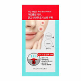 Holika Holika AC Parches rojos suaves para imperfecciones, 12 piezas