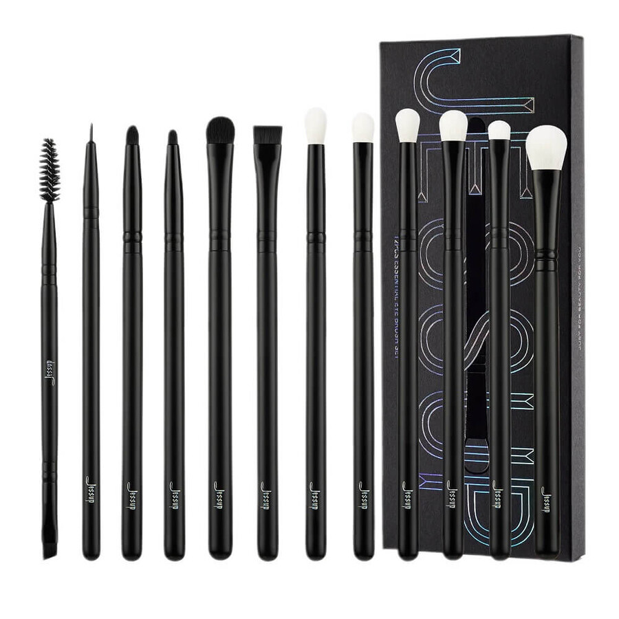 Jessup Essential Eye Brush Set T322, 12 pezzi
