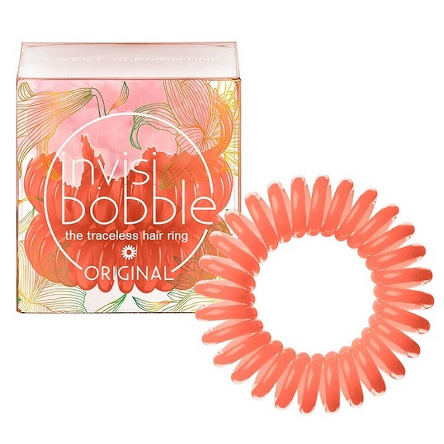Gomme per capelli Invisibobble Original Sweet Clementine, 3 pezzi