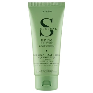 Joanna Sensual Foot Cream Hemp amp ; Panthenol, 100 g