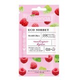 Bielenda Eco Sorbete Mascarilla Hidratante y Calmante Frambuesa, 8 g