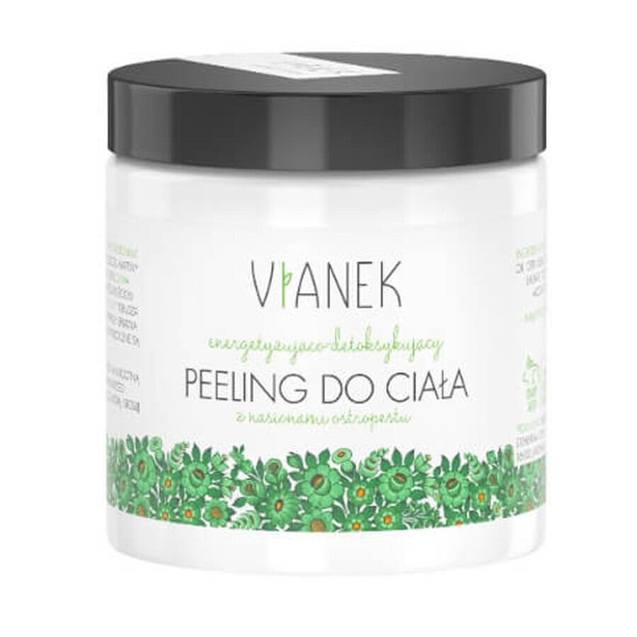 Vianek, Gommage corporel énergisant et détoxifiant, 250 ml