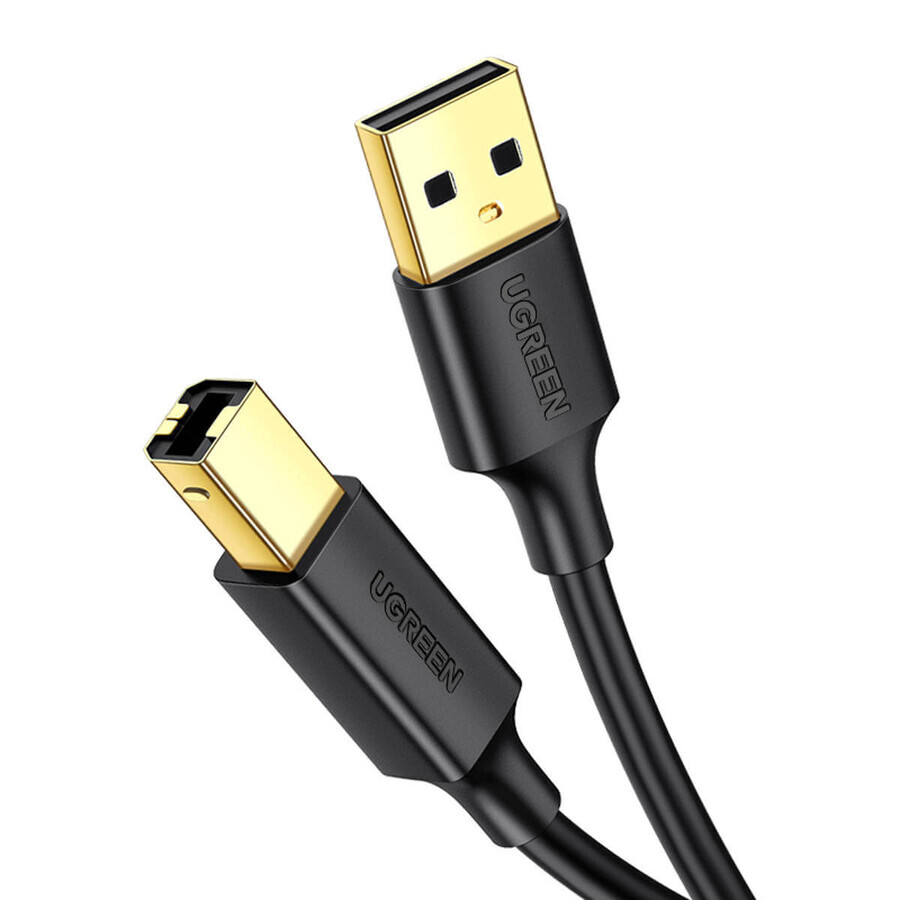 Ugreen printerkabel USB-A - USB-B 480Mb/s 5m zwart (US135)
