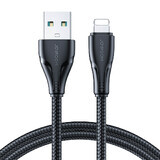 Joyroom Surpass Series A11 USB-A / Lightning 2.4A cablu de 2 m - negru