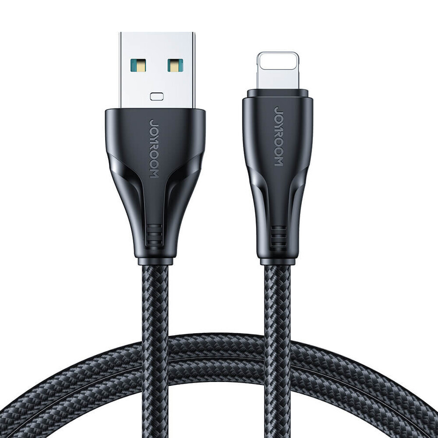 Joyroom Surpass Series A11 USB-A / Lightning 2.4A 2 m kabel - zwart