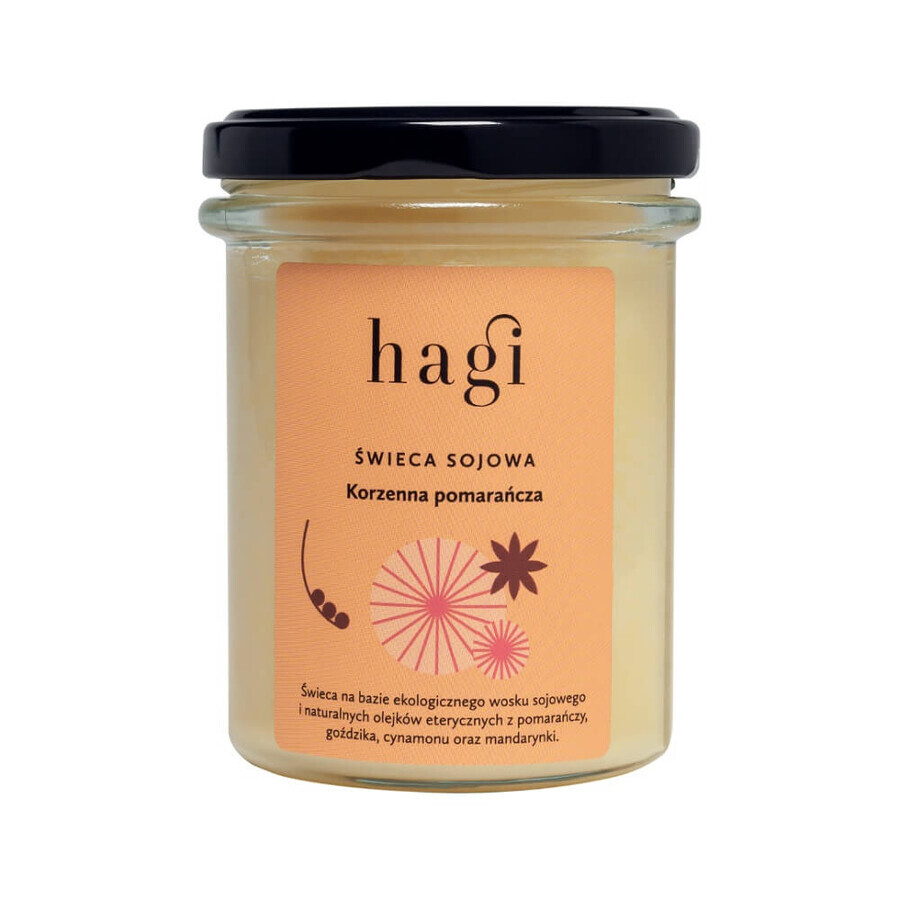 Buy Hagi Small Soy Candle Spicy Orange, 215ml Hagi Small Soy Candle Spicy Orange, 215ml