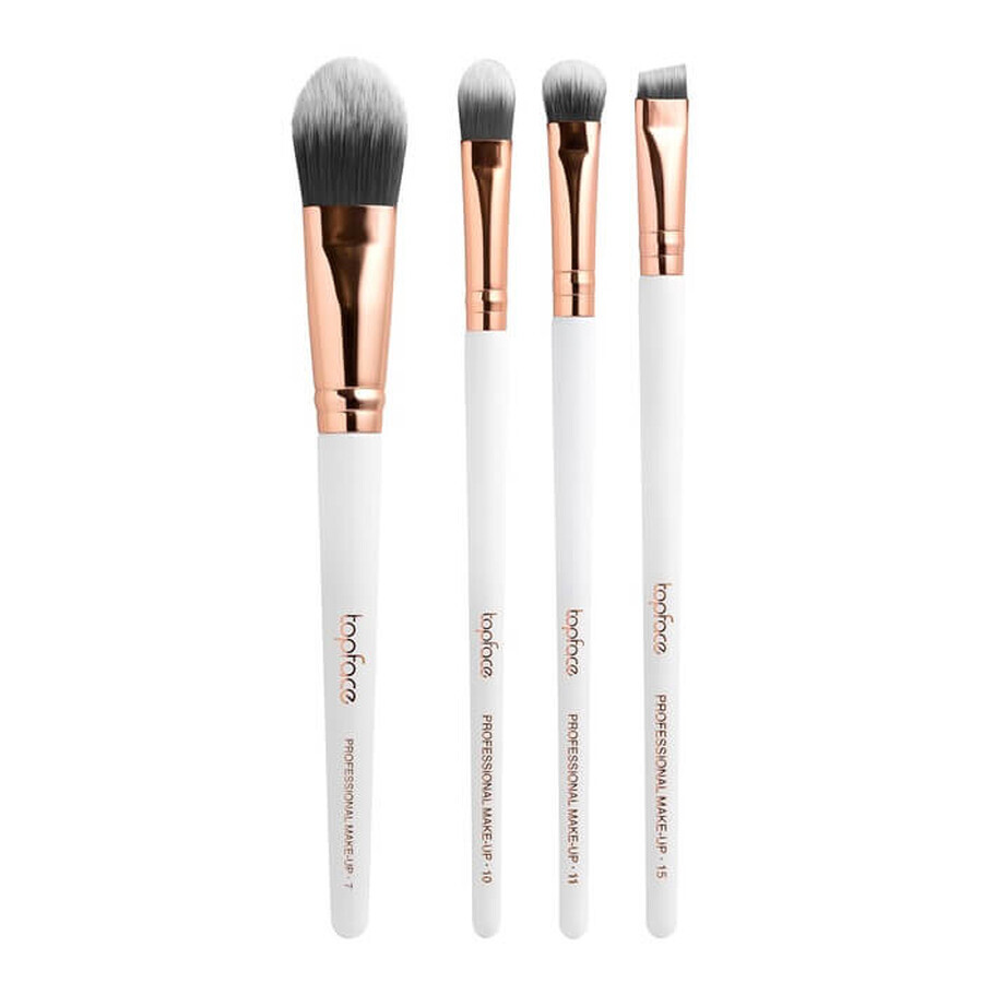 Topface Juego de brochas especiales PT901, 4 piezas