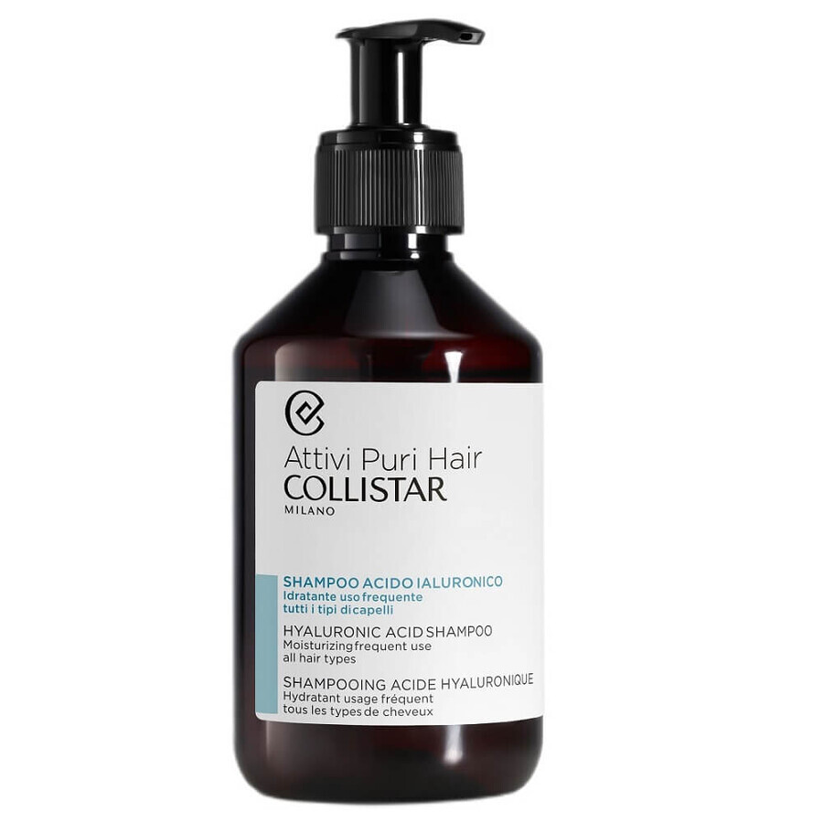 Collistar Attivi Puri Shampoo voor haar met hyaluronzuur, 250 ml