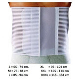 Elastic adjustable abdominal belt, size XL, Orione