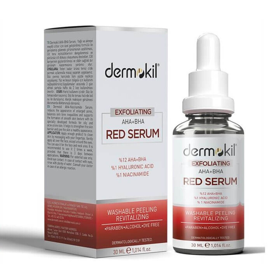 Siero viso esfoliante Dermokil, 30 ml