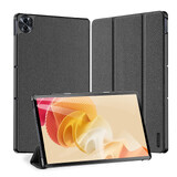 Dux Ducis Domo étui en cuir écologique avec support pour Realme Pad 2 11.5 - noir