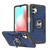 Wozinsky Ring Armor étui hybride blindé + support magnétique Samsung Galaxy A73 bleu