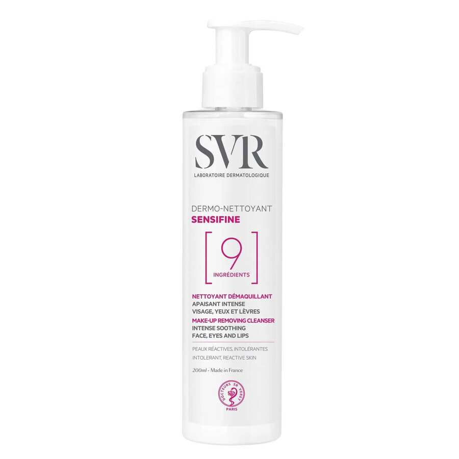 Comprar SVR Sensifine Dermo-Nettoyant Desmaquillante intensivo calmante para rostro y ojos, 200 ml SVR Sensifine Dermo-Nettoyant Desmaquillante intensivo calmante para rostro y ojos, 200 ml