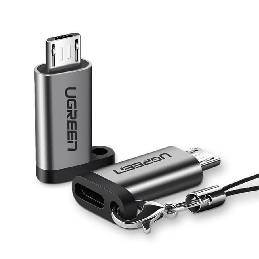 Adattatore Ugreen da USB tipo C a micro USB grigio (50590)