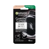 Garnier Carbón + Cafeína Parches oculares para reducir las bolsas, 5 g