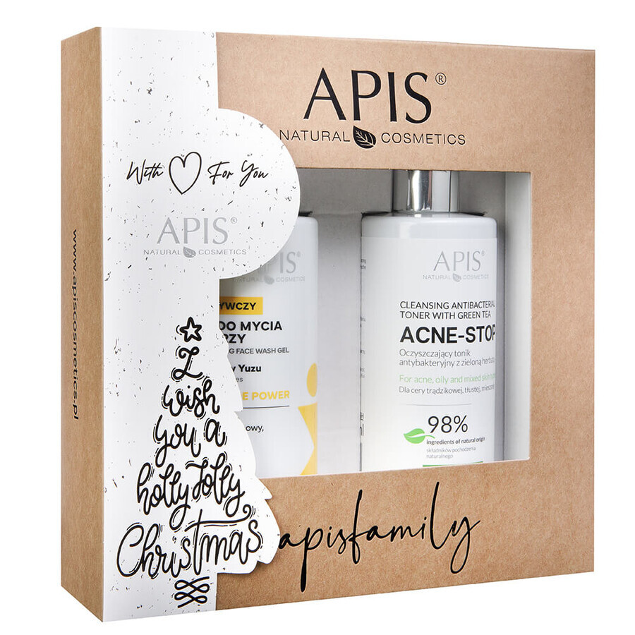 Comprar Apis Home Terapis Set Gel limpiador facial nutritivo, 300 ml + Tónico limpiador antibacteriano, 300 ml Apis Home Terapis Set Gel limpiador facial nutritivo, 300 ml + Tónico limpiador antibacteriano, 300 ml