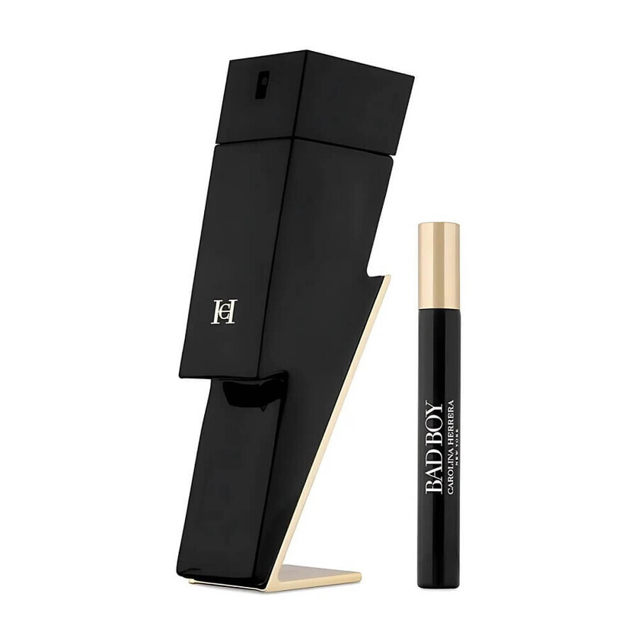 Shop Carolina Herrera Bad Boy Eau de Toilette Set, 100 ml + Eau de Toilette Miniatur, 10 ml Carolina Herrera Bad Boy Eau de Toilette Set, 100 ml + Eau de Toilette Miniatur, 10 ml